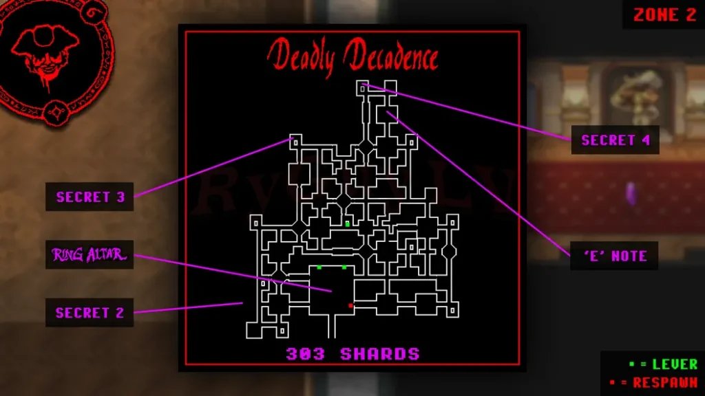 Deadly Decadence Map