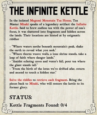 Infinite Kettle Sidequest