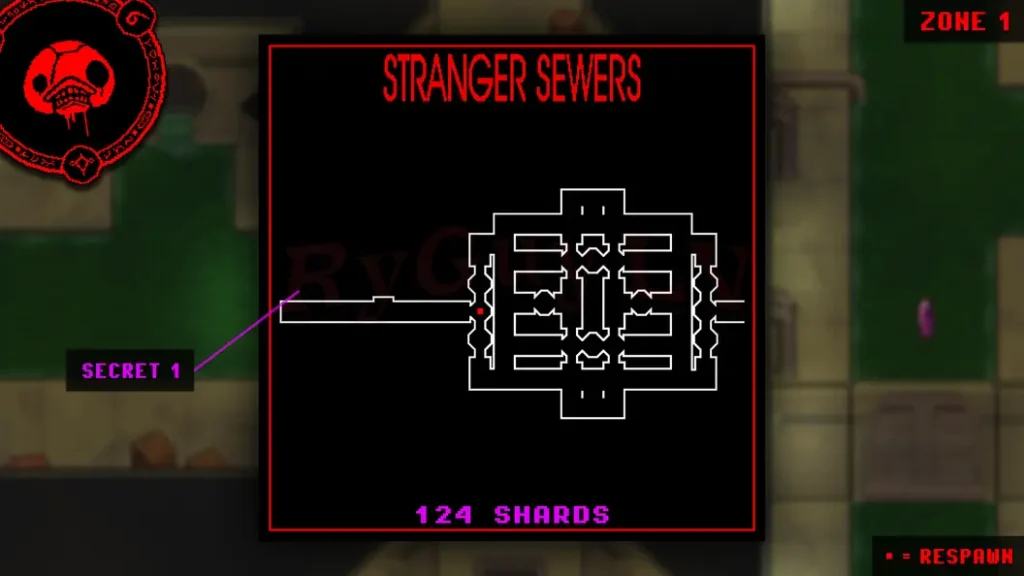 Stranger Sewers Map