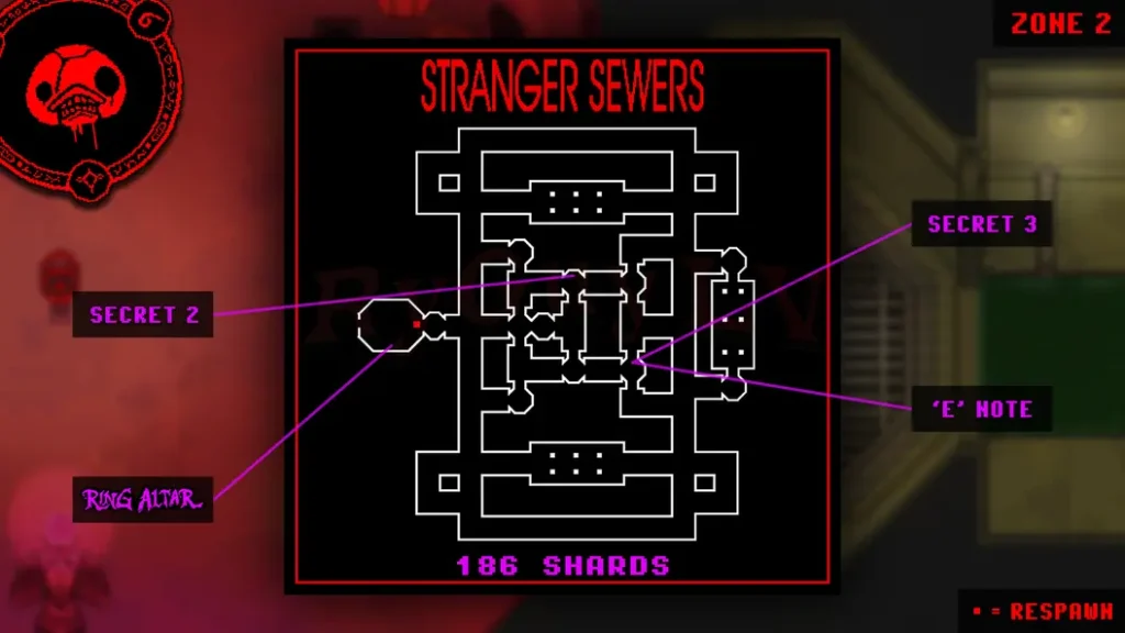 Stranger Sewers Map