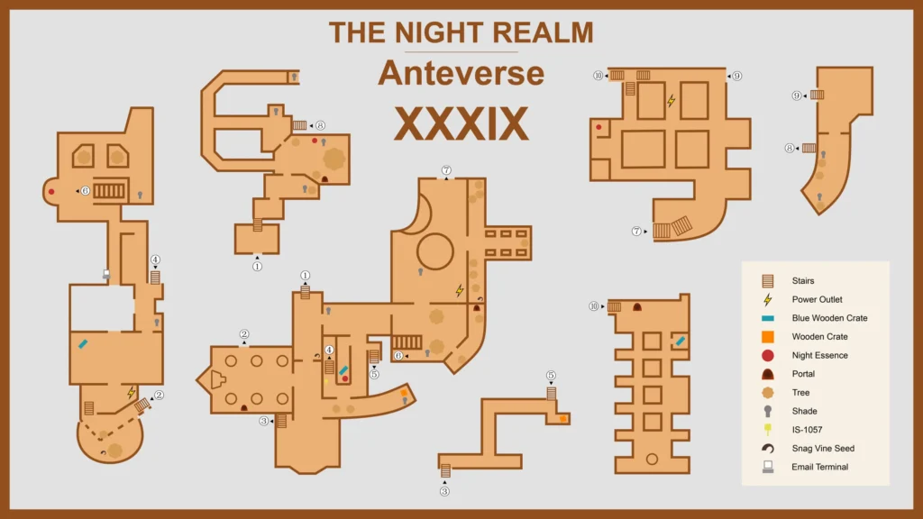 The Night Realm Map