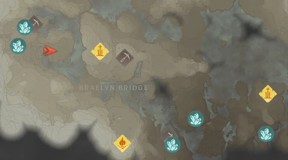 All 5 map locations for the Springland Fossil Quest