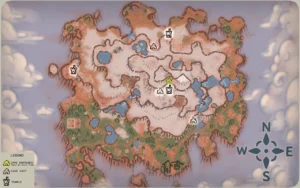 Mountains Map in Luma Island