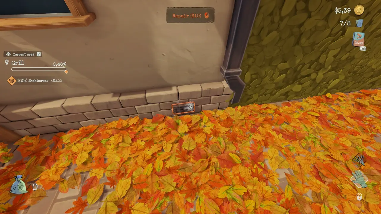 Inlet 5 in the grill area left side of the house location reference