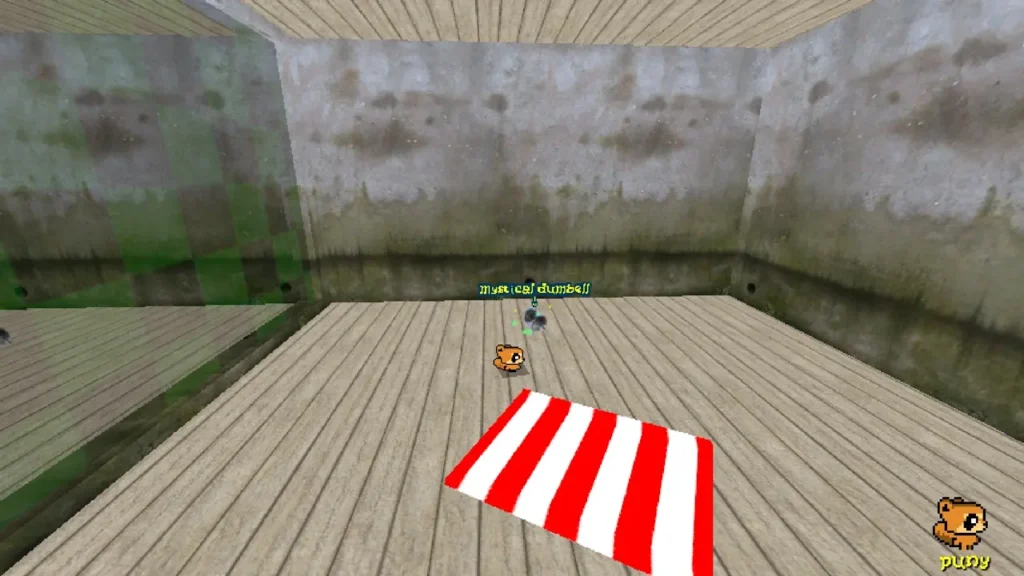 First mystical dumbbell inside the gym.