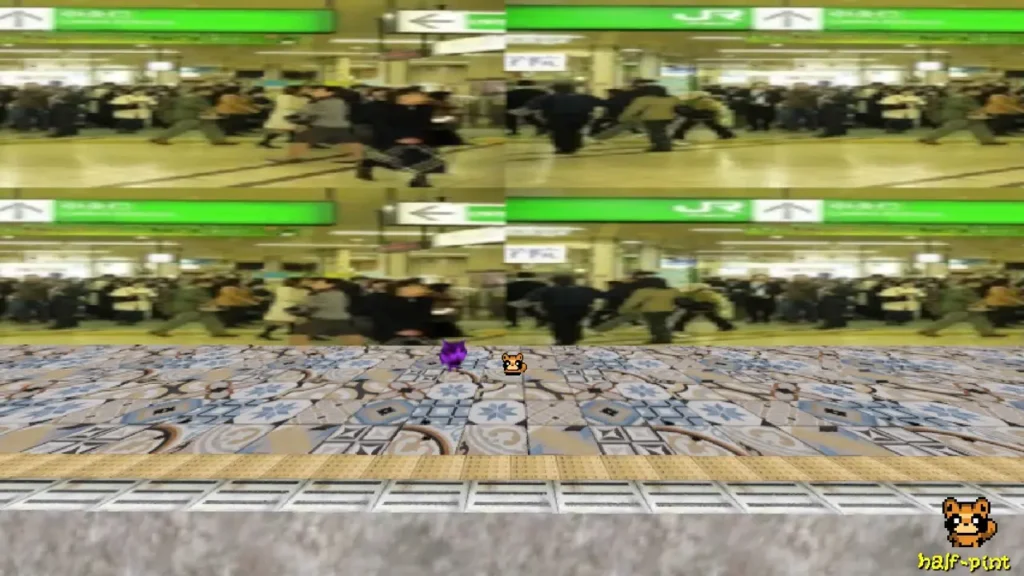 Puzzle area where I get the fifth cat.