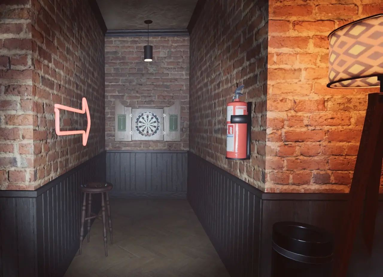 Crime Scene Cleaner Amber Alert dartboard secret puzzle room