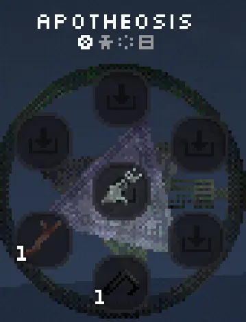 Azrael crafting recipe screenshot