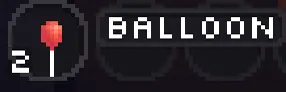 Balloon item in Lucid Blocks