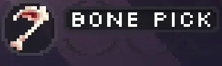 Bone Pick item in Lucid Blocks