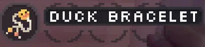 Duck Bracelet artifact in Lucid Blocks