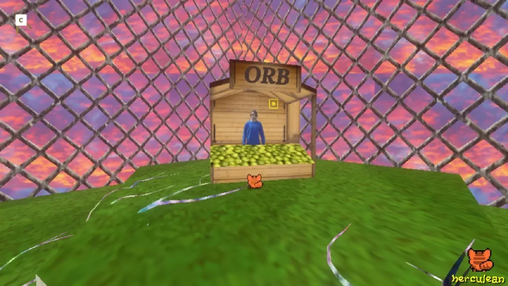 Orb shop and the orb used for the first bad ending.