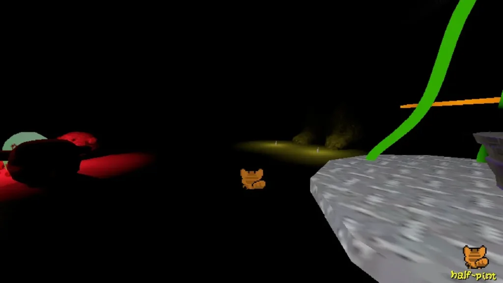 Left turn inside THE MACHINE.