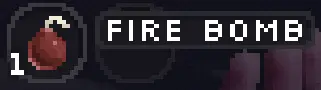Fire Bomb item in Lucid Blocks