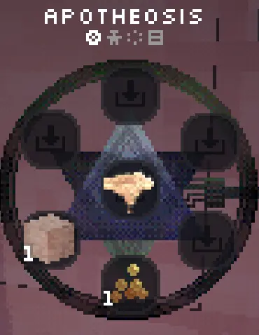 Funnel crafting recipe screenshot