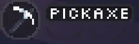 Pickaxe item in Lucid Blocks