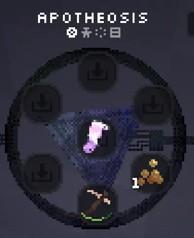 Plum Axe crafting recipe screenshot