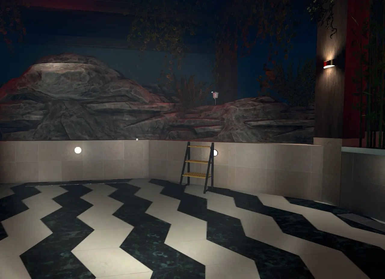 Crime Scene Cleaner Secluded Retreat upper area secret location