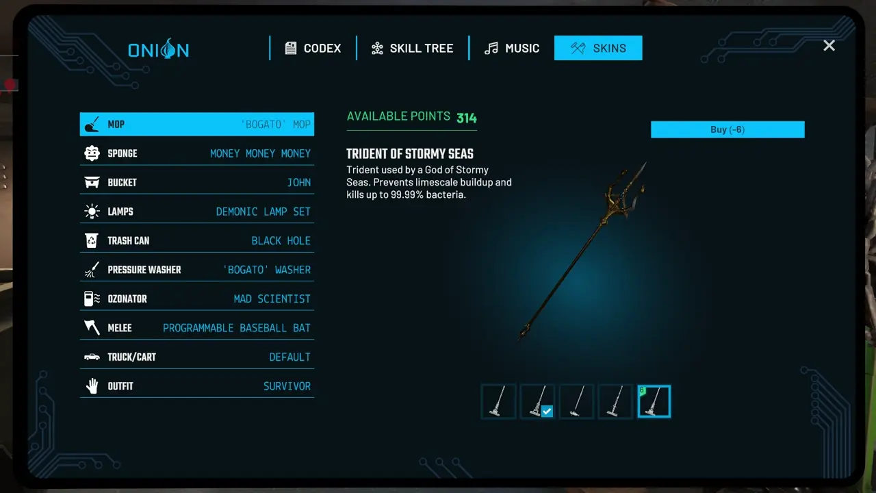 Crime Scene Cleaner Act 2 mop skin