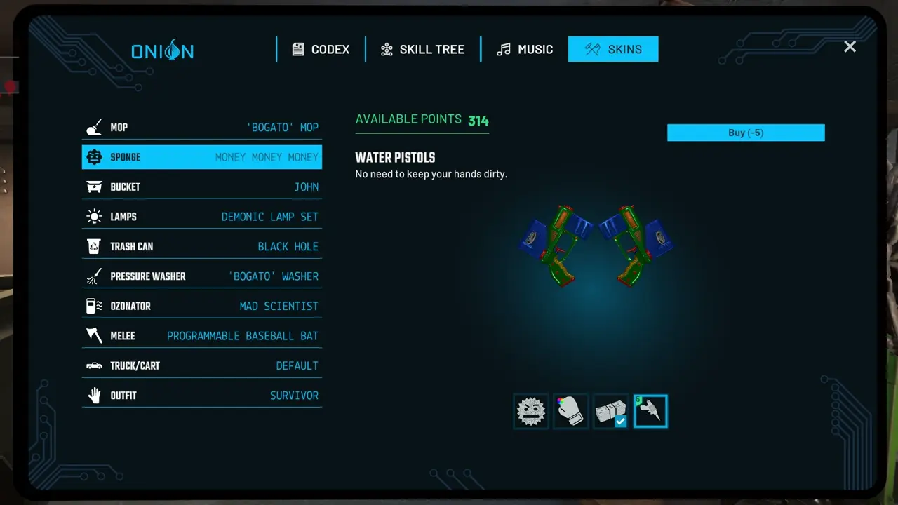 Crime Scene Cleaner Act 2 sponge skin