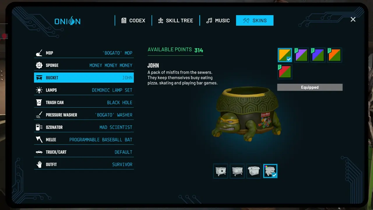 Crime Scene Cleaner Act 2 bucket skin