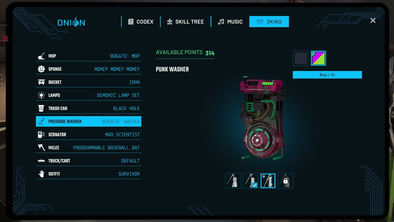 Crime Scene Cleaner Act 2 pressure washer skin