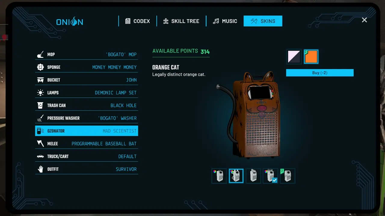 Crime Scene Cleaner Act 2 second dzonator skin