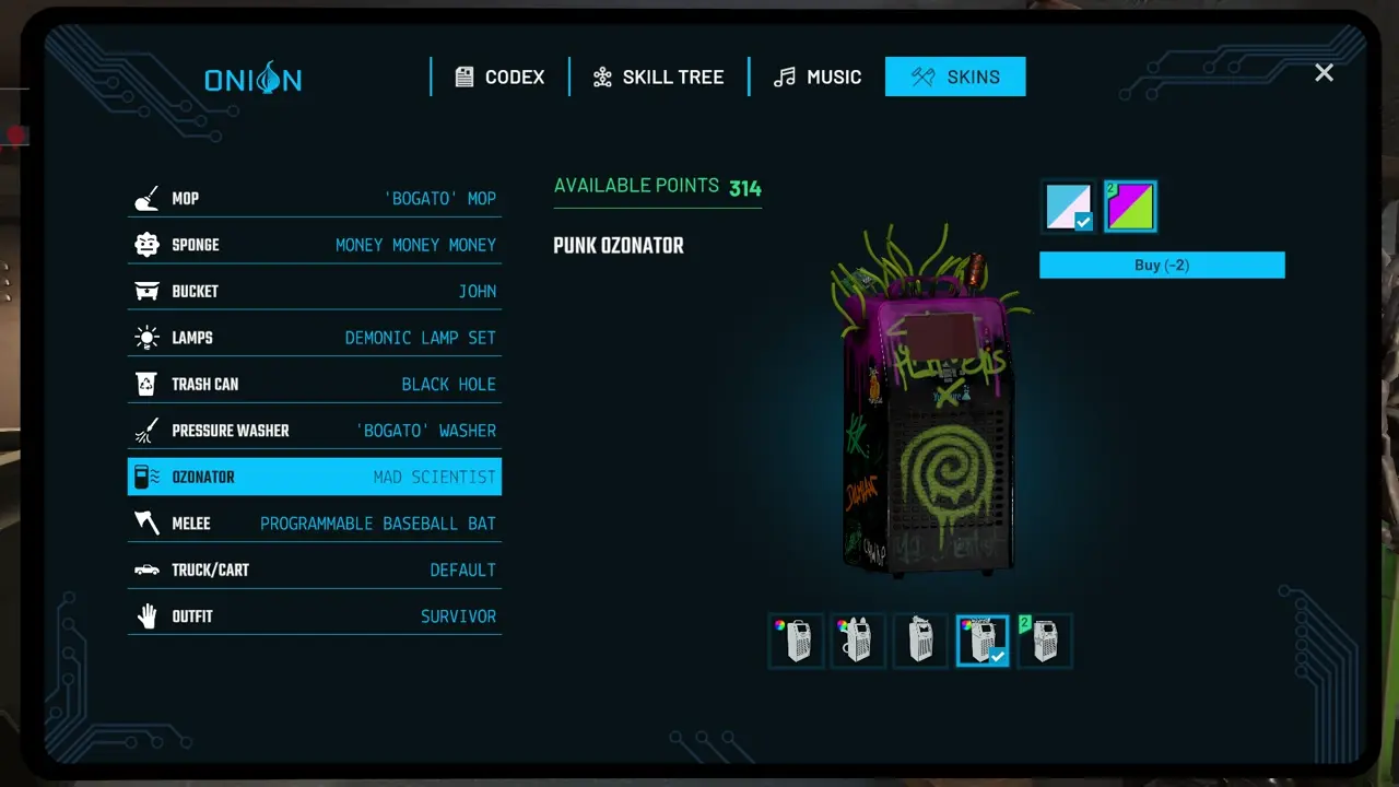 Crime Scene Cleaner Act 2 melee skin