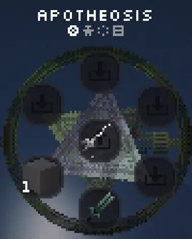 Tendril Rapier crafting recipe screenshot