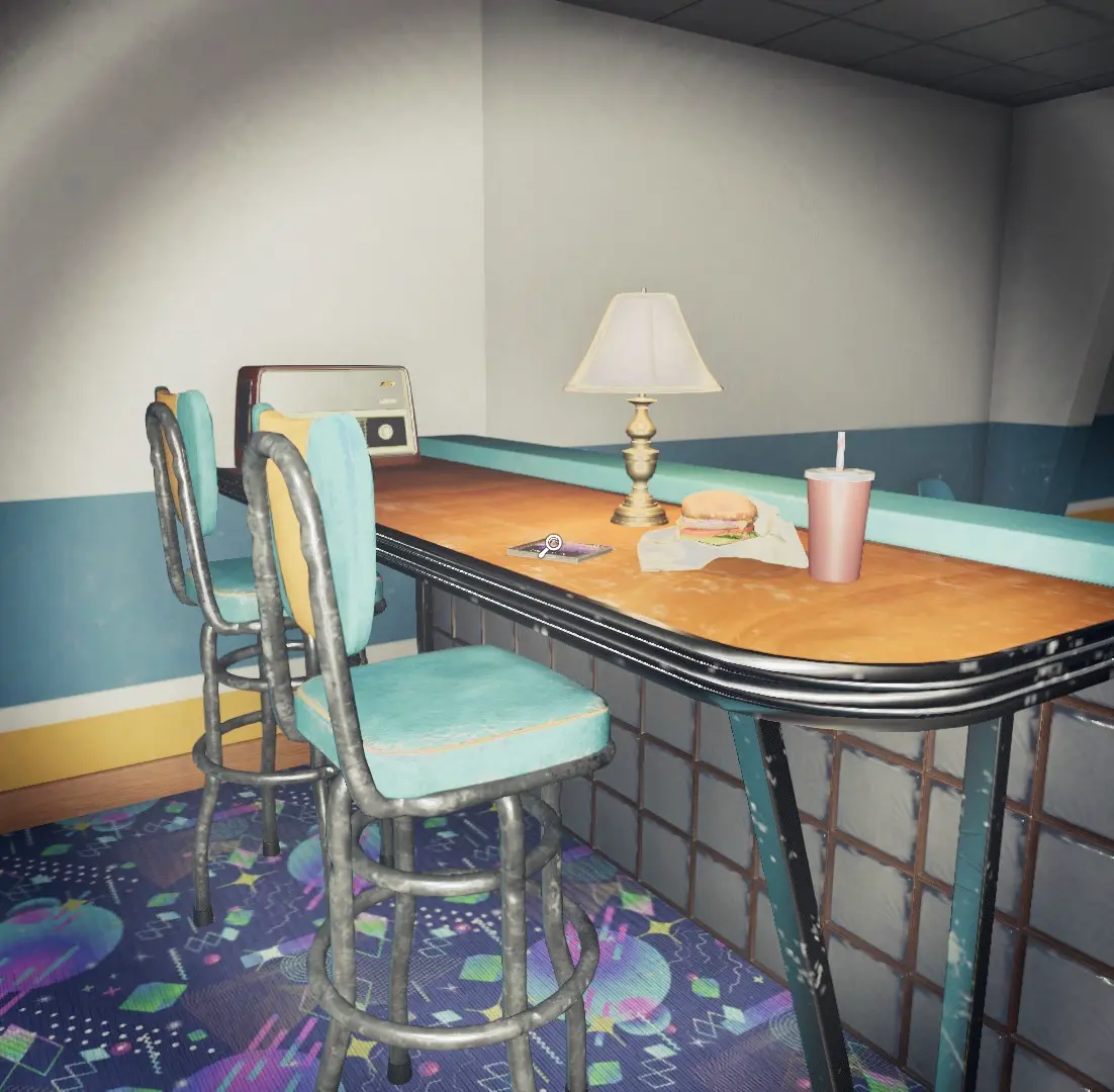 Crime Scene Cleaner Town Too Small third CD on table in bowling alley