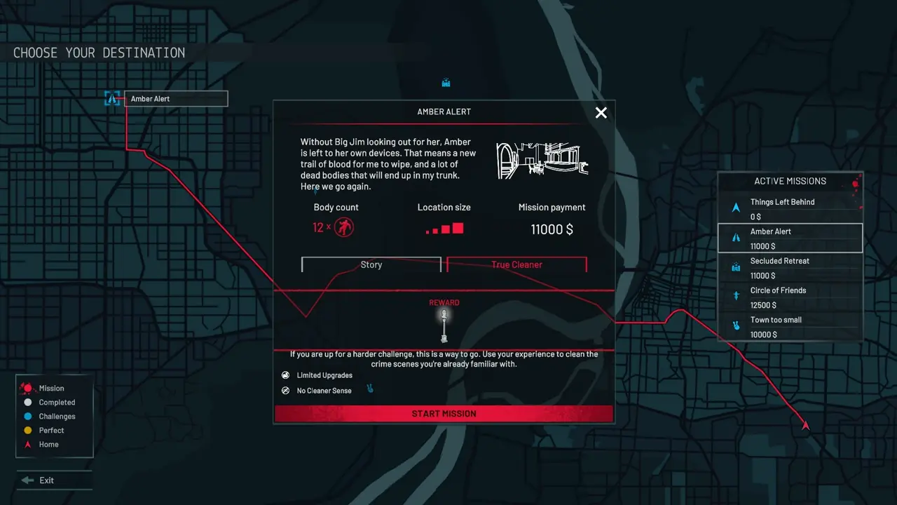 Crime Scene Cleaner True Cleaner Amber Alert reward skin