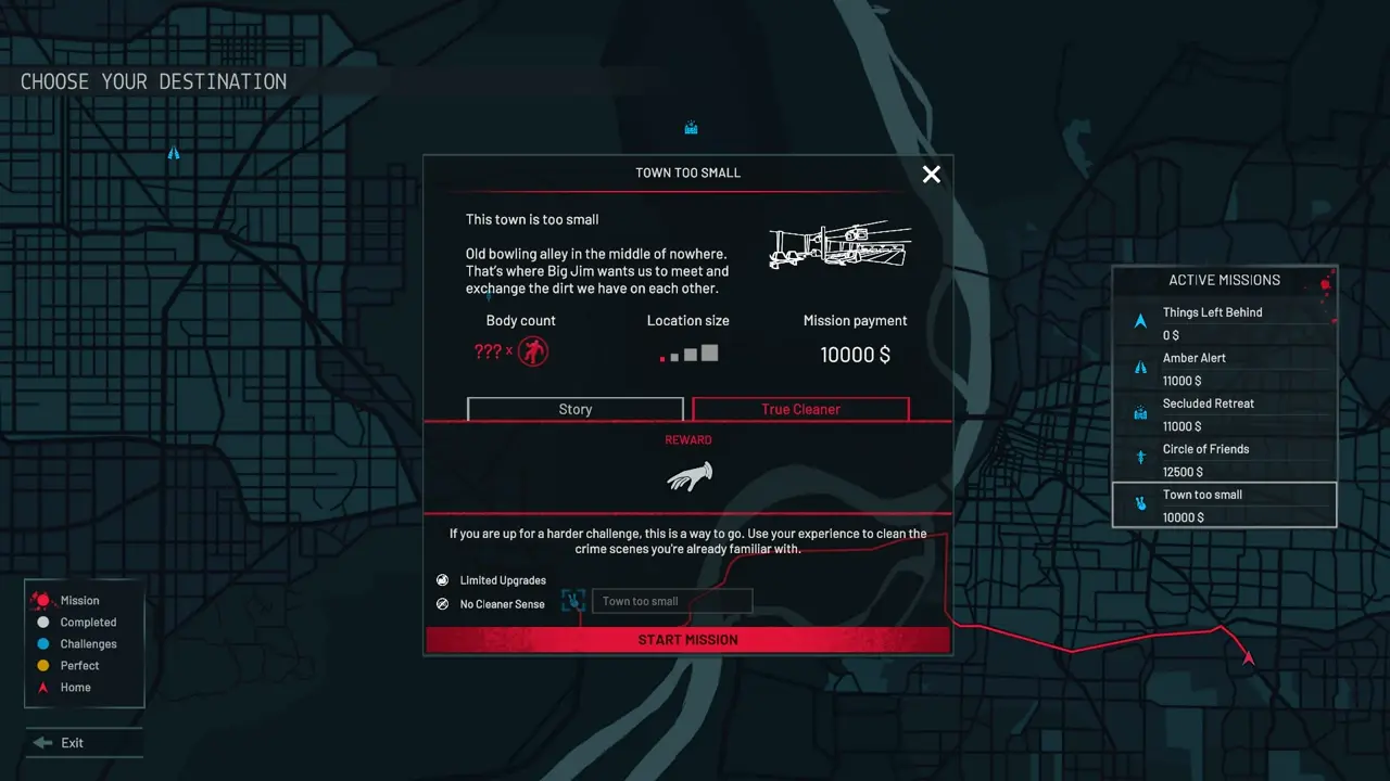 Crime Scene Cleaner True Cleaner Town Too Small reward skin