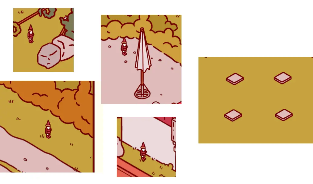 Nippets Autumn gnomes puzzle walkthrough