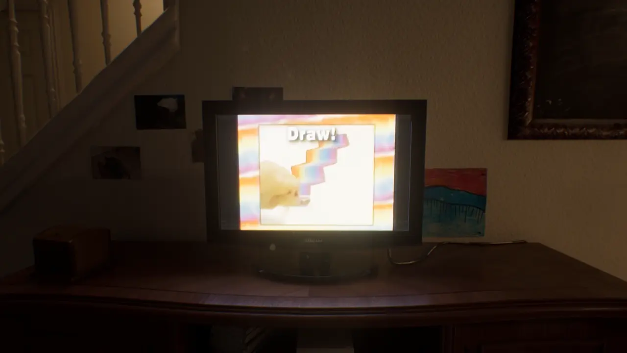 Subliminal Basement door knock interaction