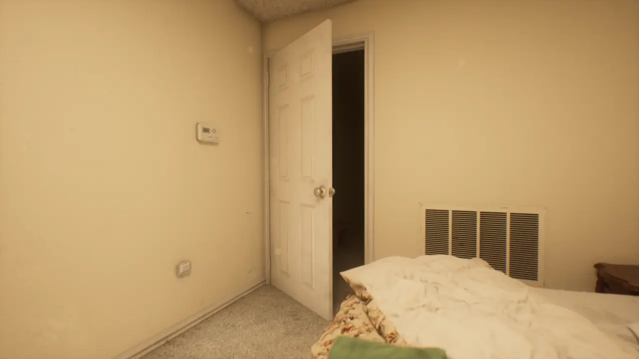 Subliminal Basement exit door near the stairs