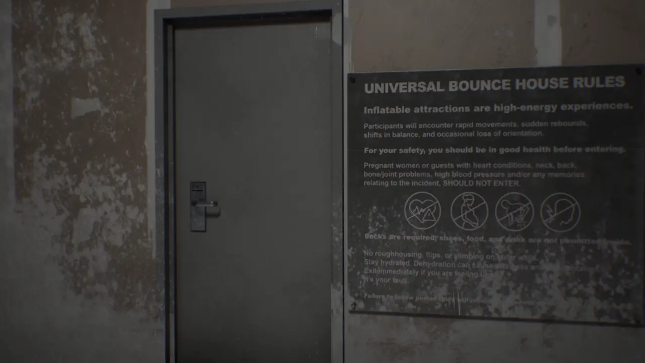 Subliminal Bounce House blocked path 2