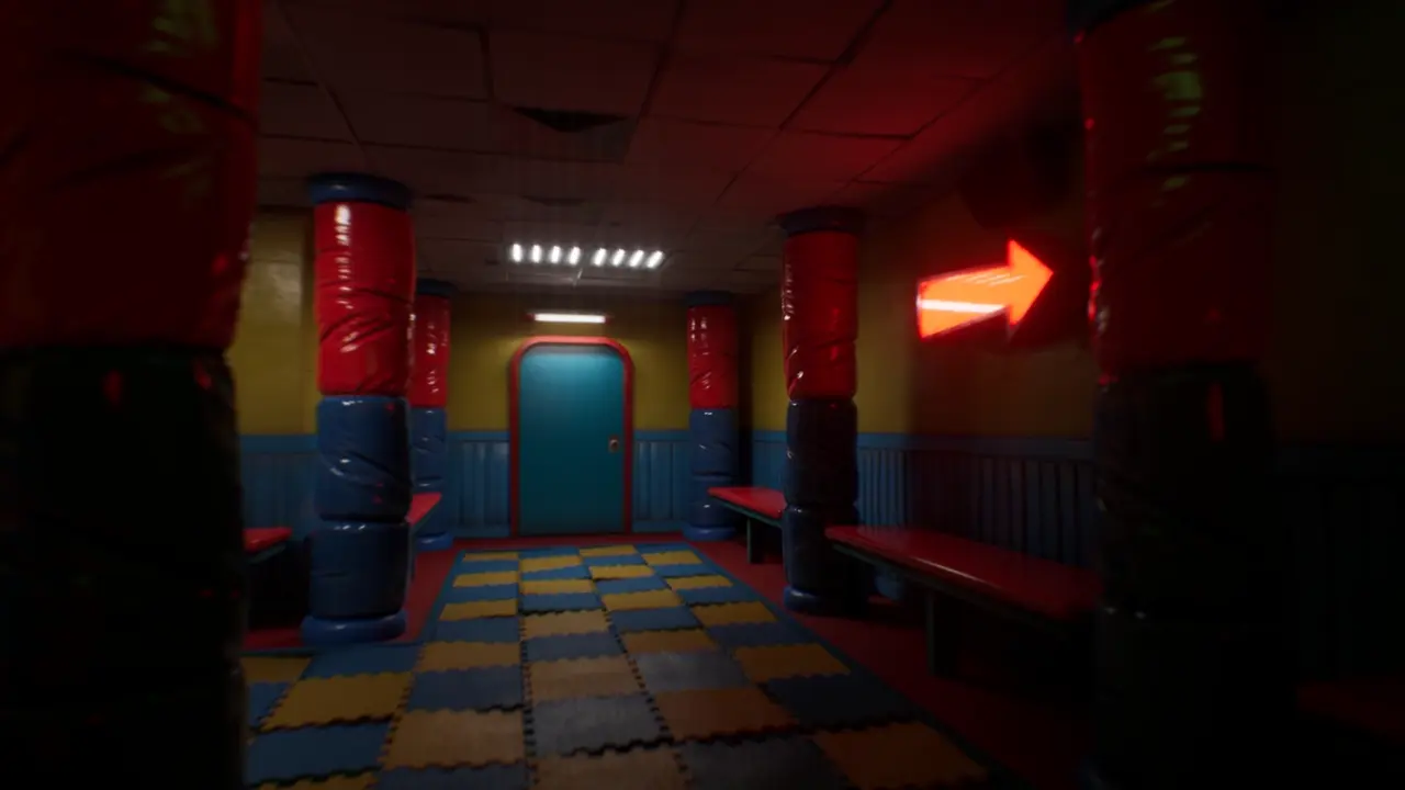 Subliminal Childhood Memories carrying Walter balloon