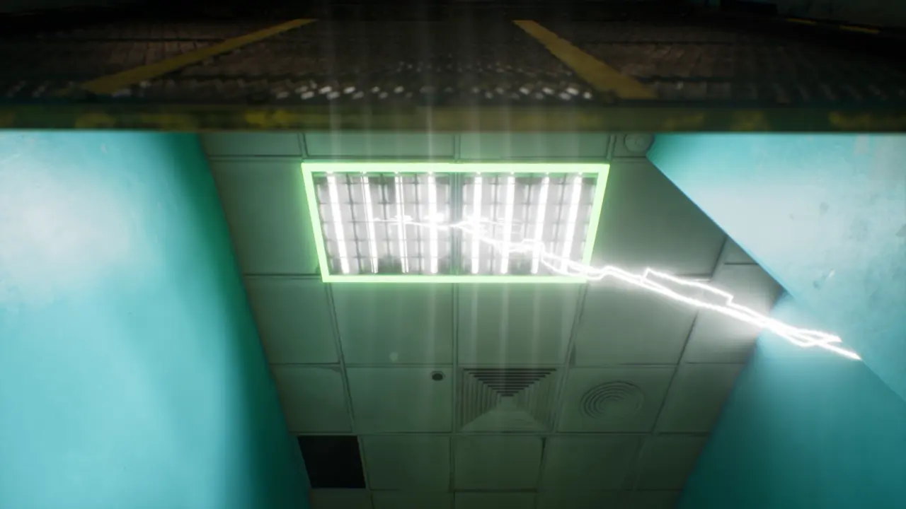 Subliminal Childhood Memories blue sensor bar in the room