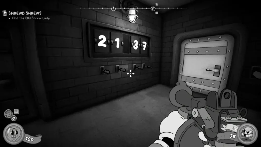 Codes 3 in secret room