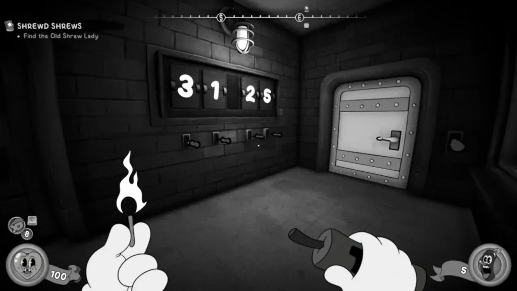 Codes 4 in secret room