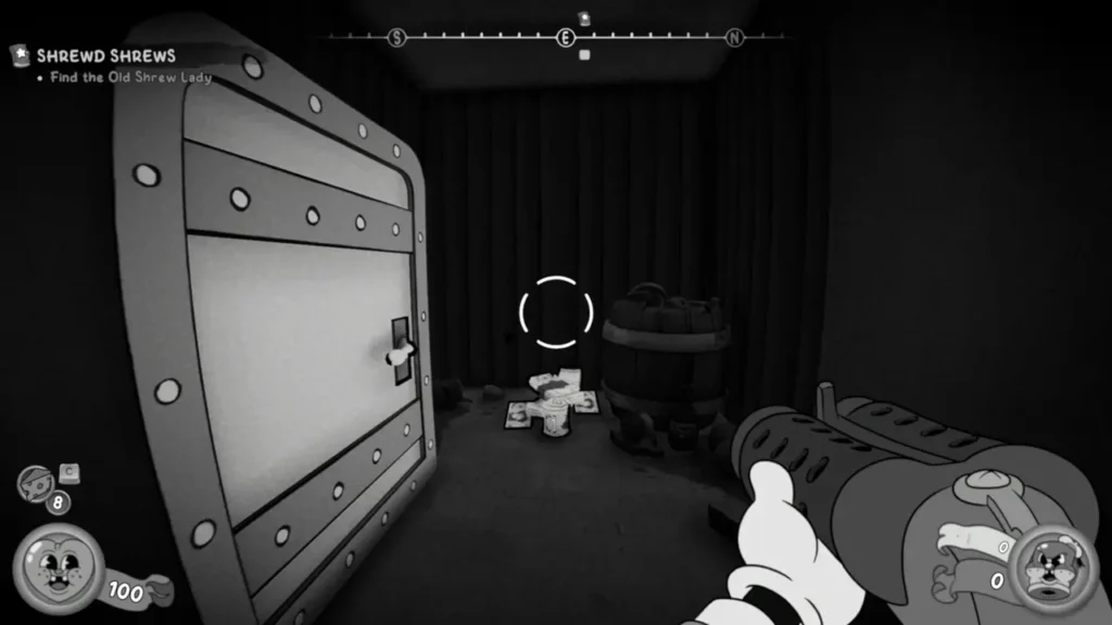 Codes 1 in secret room