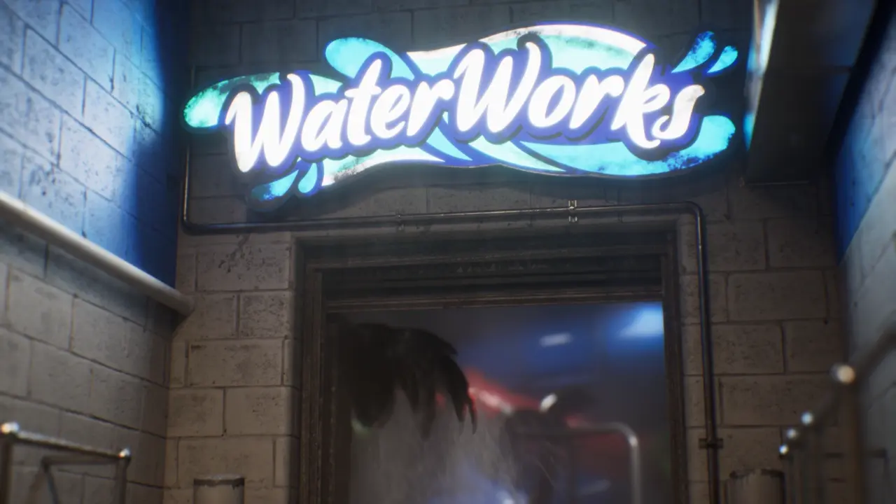 Subliminal Maintenance Tunnels WaterWorks door closes