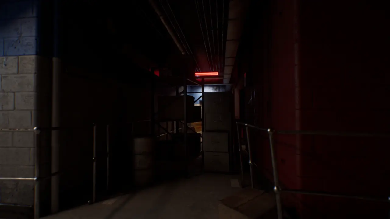 Subliminal Maintenance Tunnels take light from green sensor bar