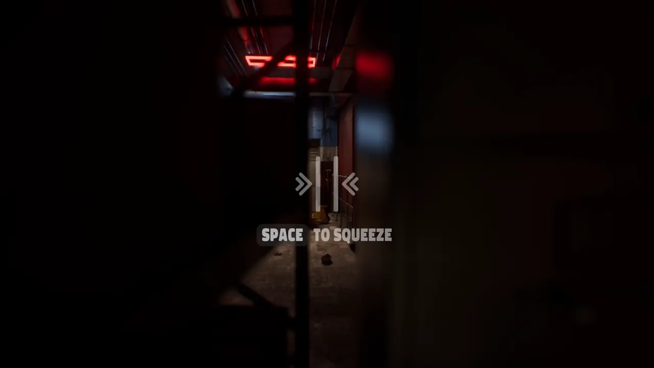 Subliminal Maintenance Tunnels place light on red sensor bar