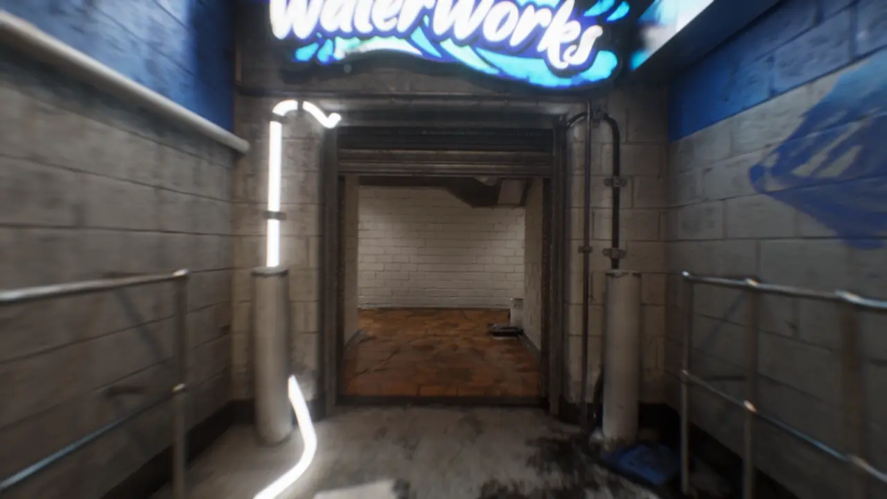 Subliminal Maintenance Tunnels go under gate with light