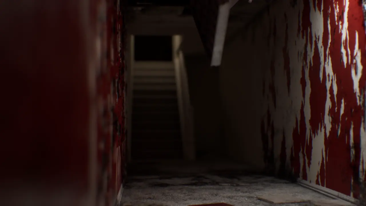 Subliminal Memory Disposal Ending narrow hallway