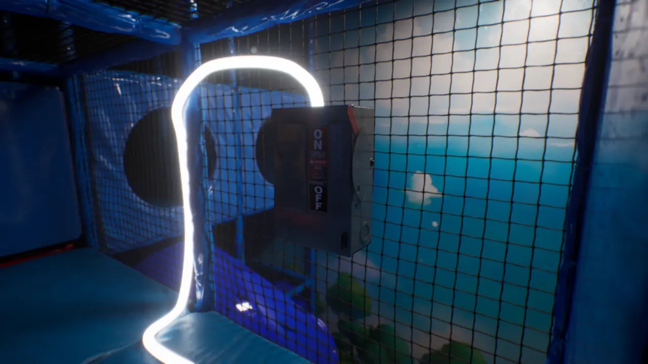 Subliminal Playplace TV clue with tic tac toe and teacups