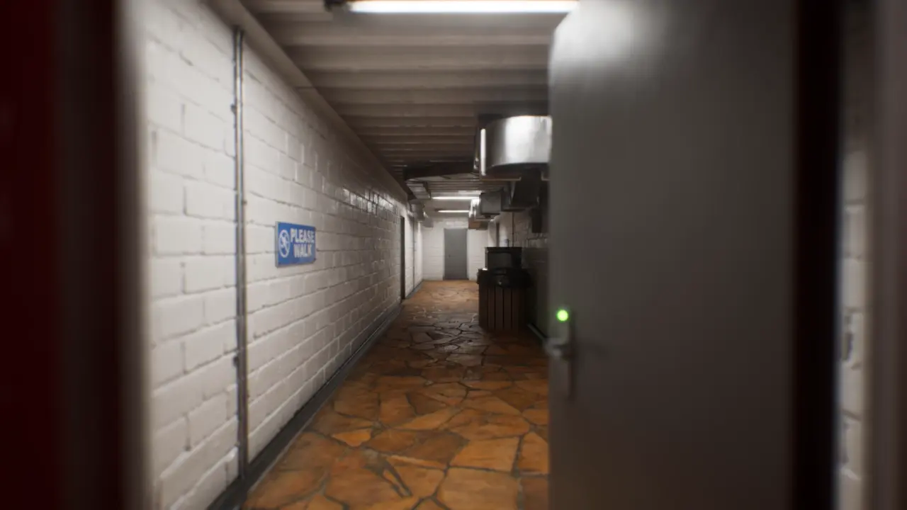 Subliminal WaterWorks hallway route forward