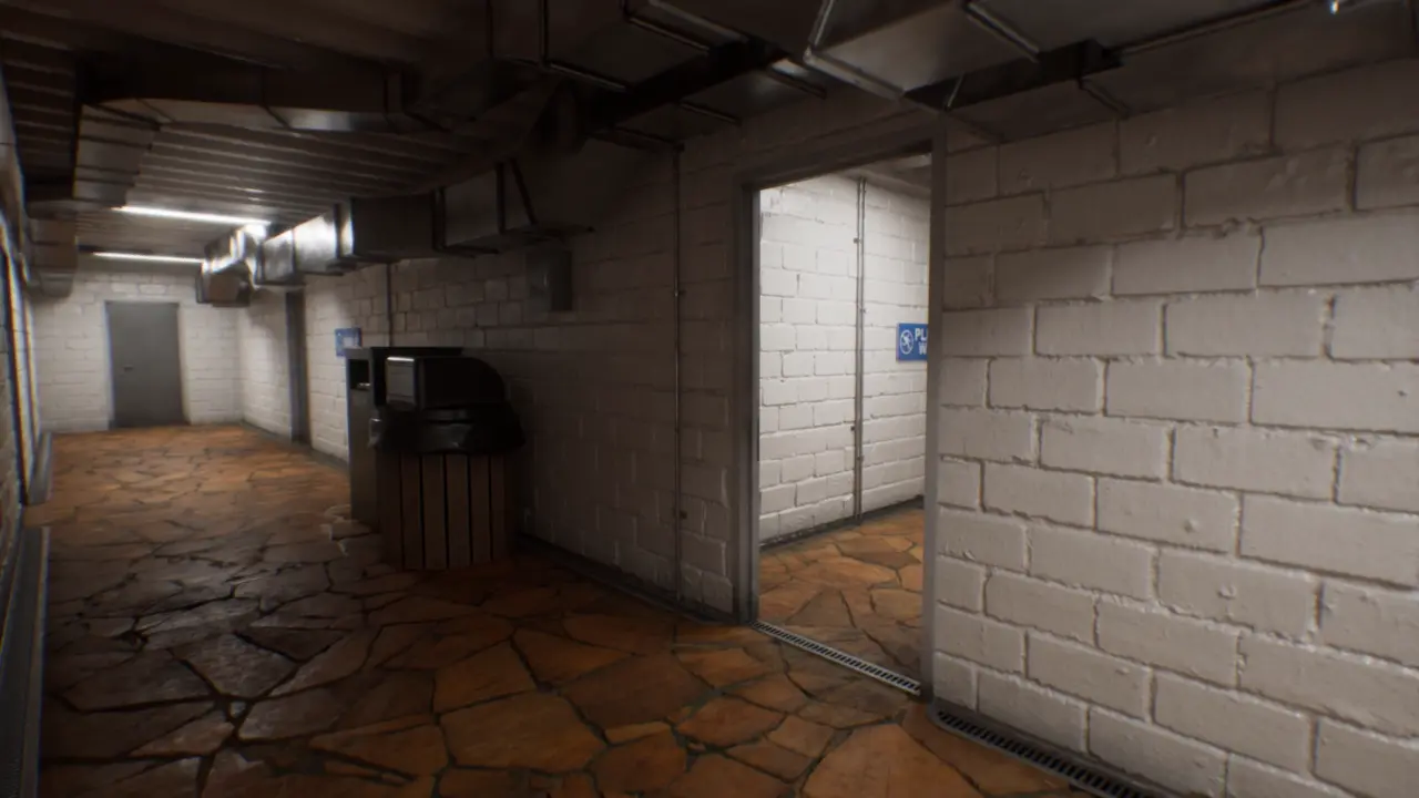 Subliminal WaterWorks hallway turn right