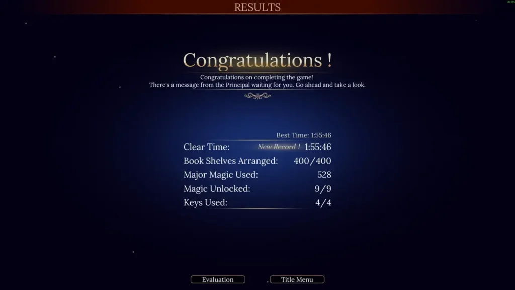 How to get Efficiency Librarian Under 3 Hours achievement in Librarian Tidy Up the Arcane Library
